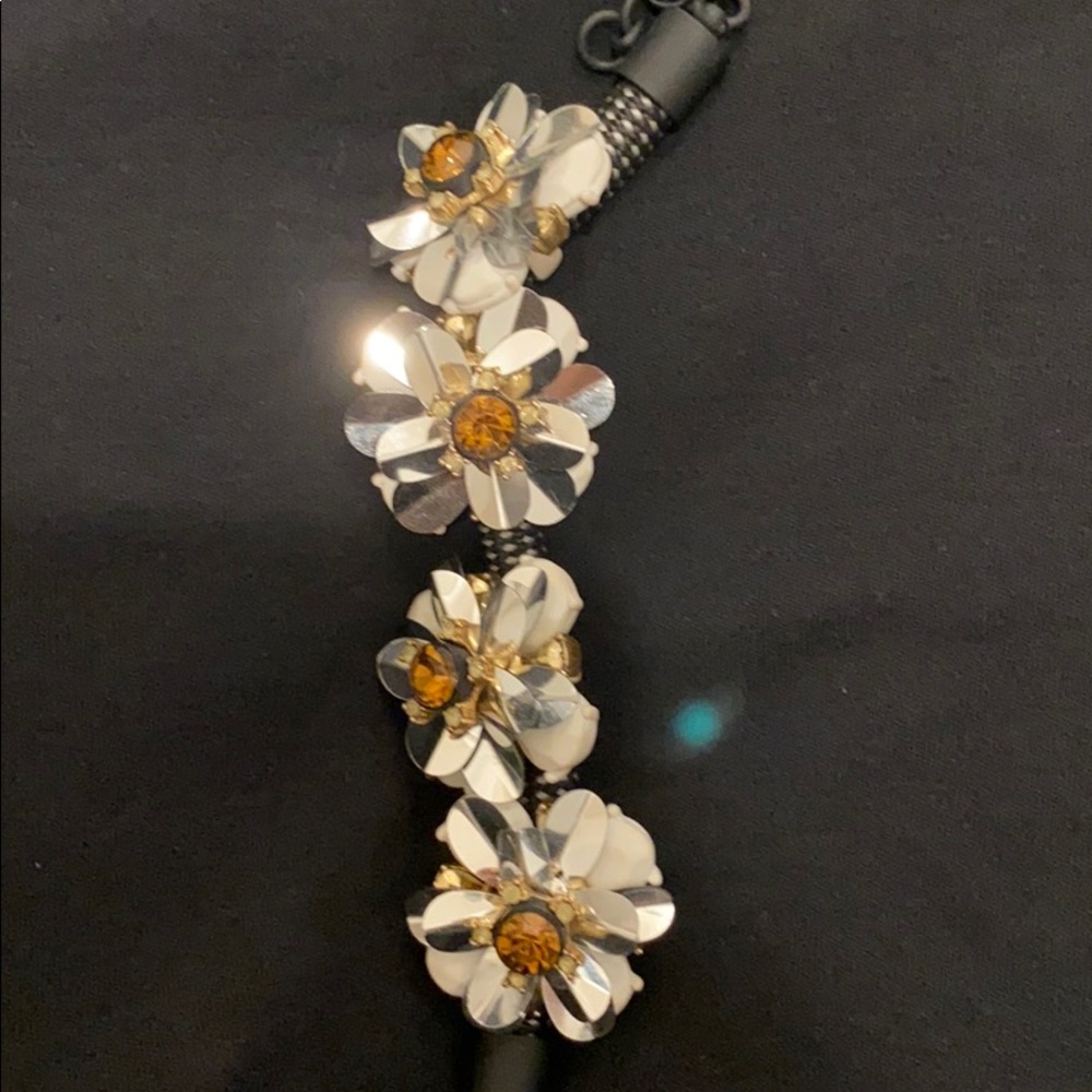 Jcrew Flower Statement Bracelet - image 4